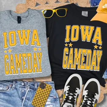 Iowa Gameday Tee Black