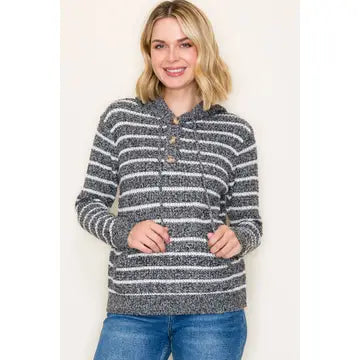 Ira Striped Hoodie