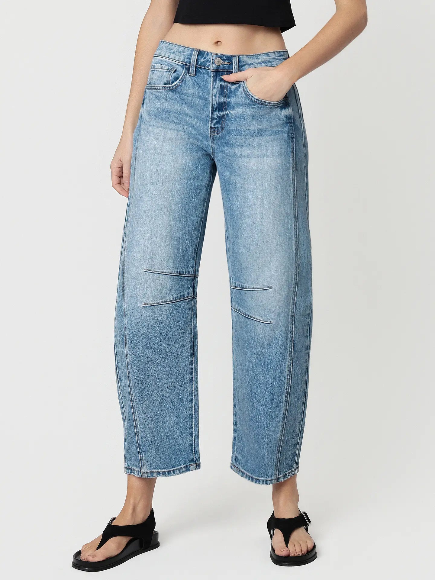 Vervet Kate Barrel Jean