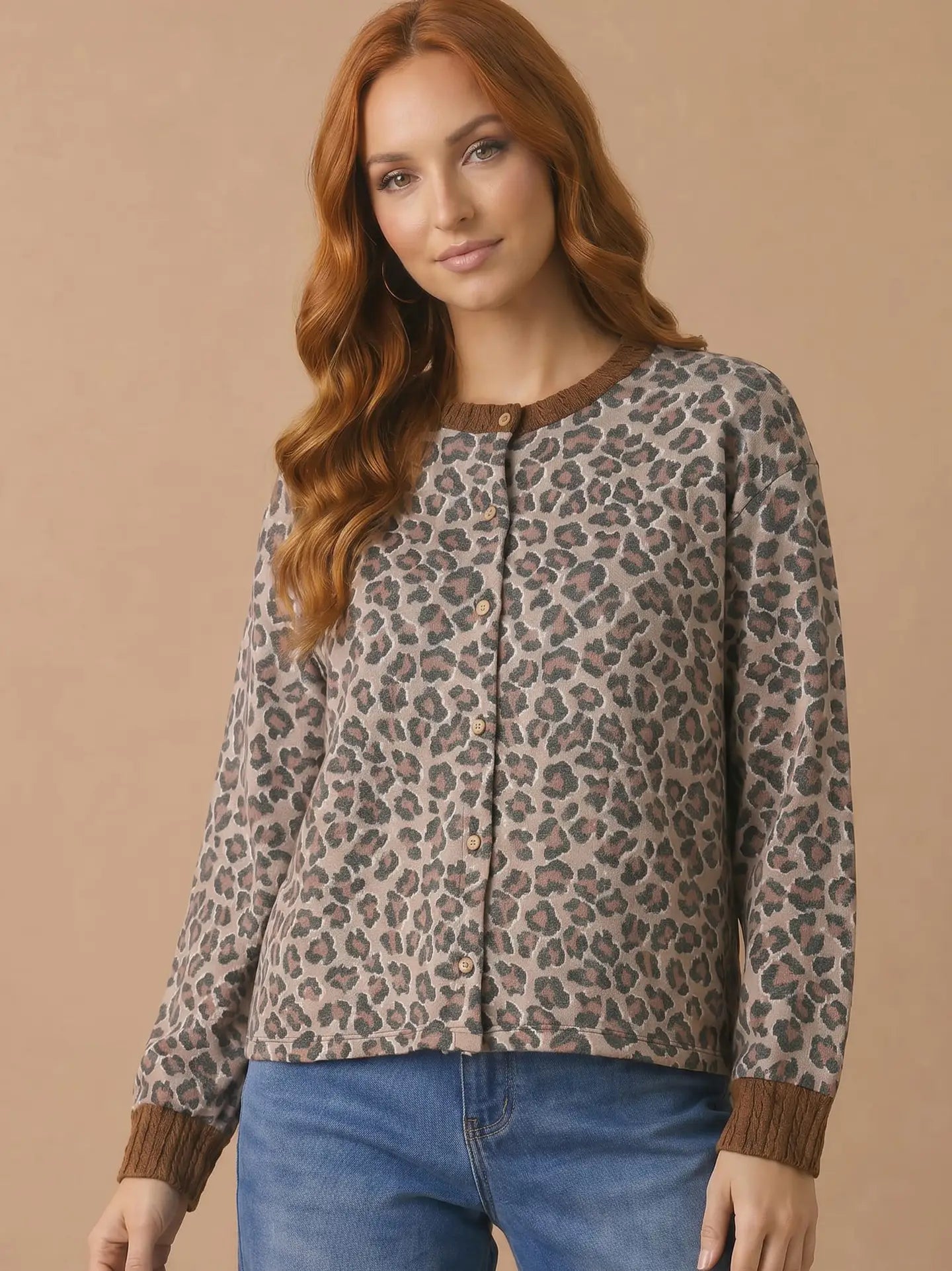 Lily Leopard Cardigan