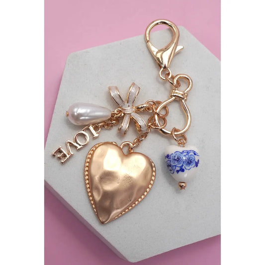 Porcelain Love Bag Charm