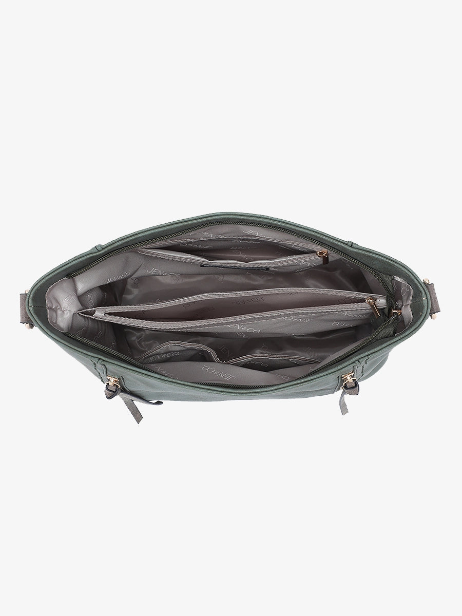 Nicole Multi-Zip Crossbody Bag
