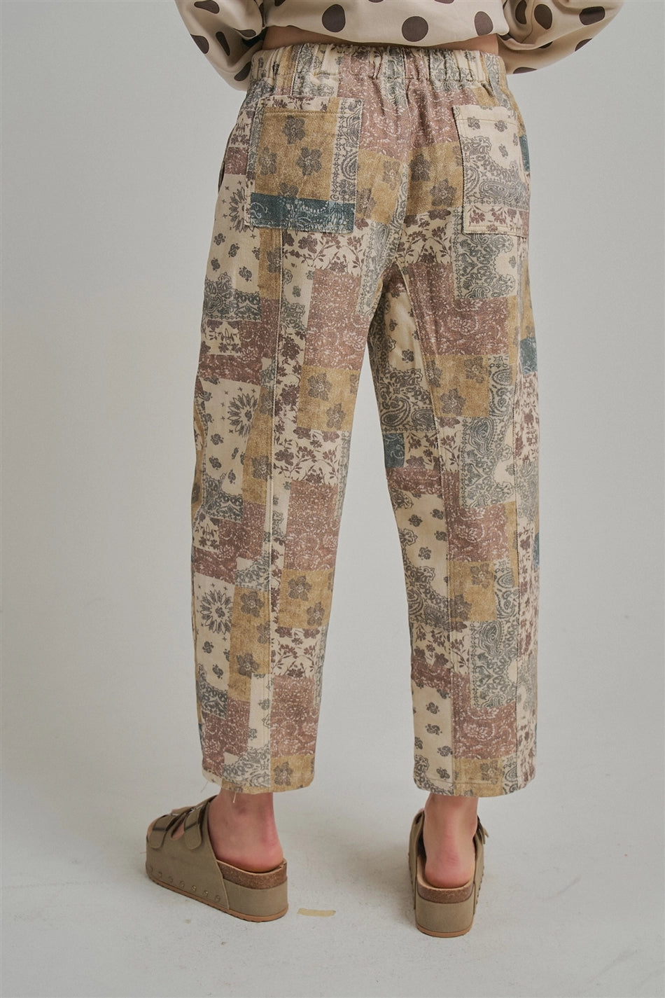 Paisley Tapestry Utility Pants