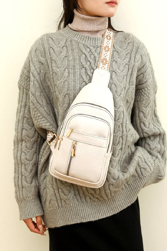 Victoria Neutral Sling Bag