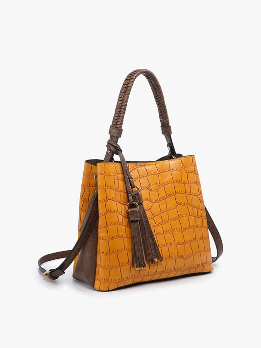 Olivia Crocodile Hobo Bag