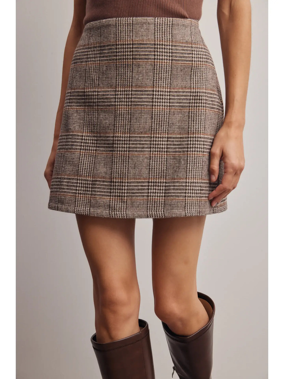 Harper Plaid Mini Skirt