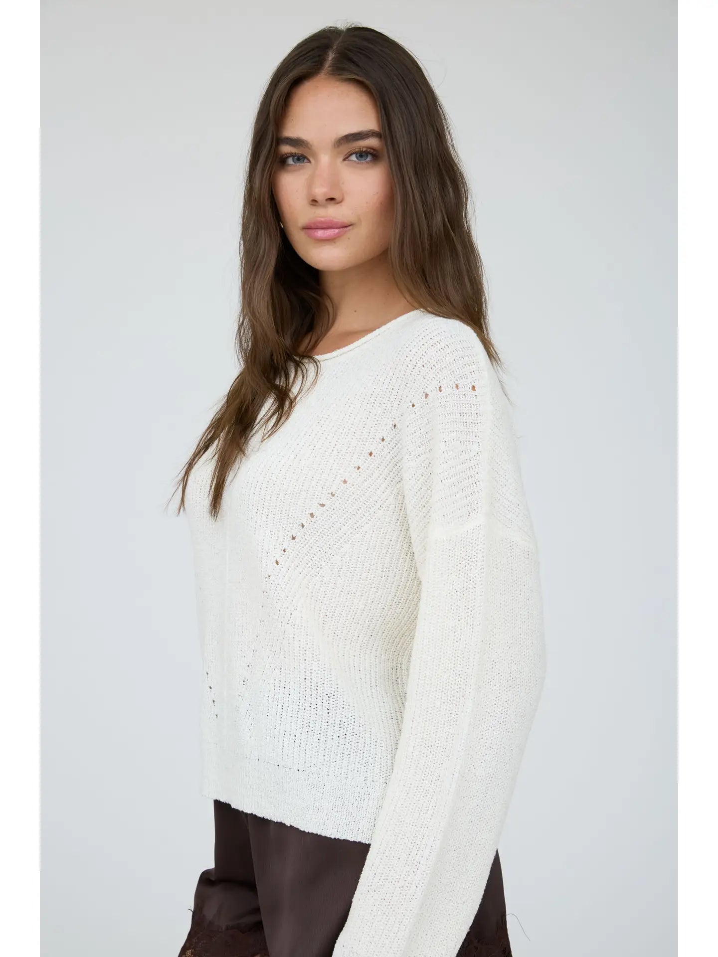 Kilah Pointelle Sweater