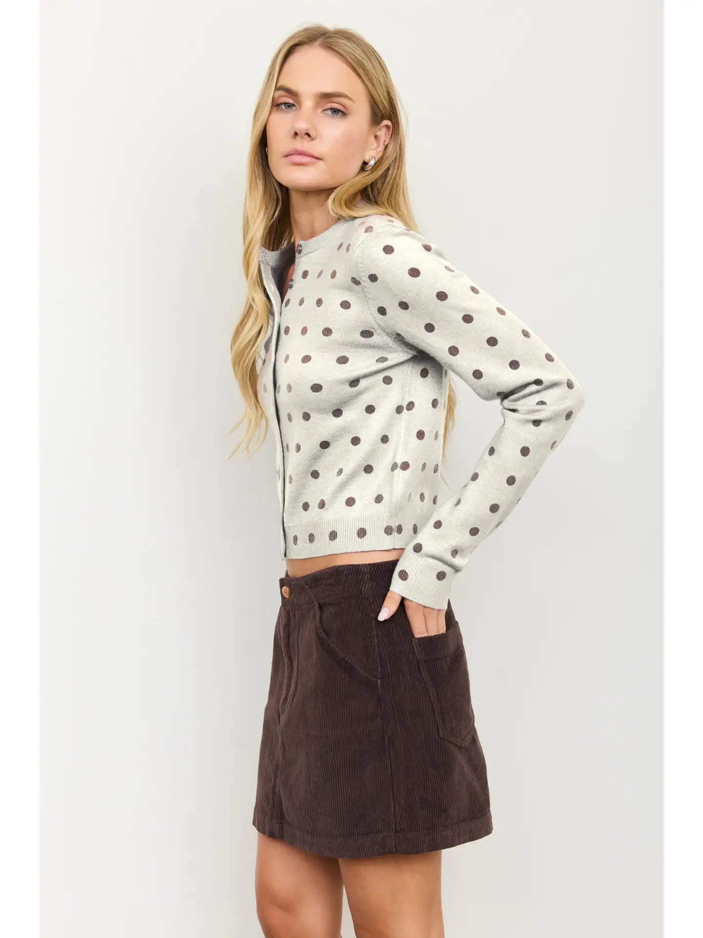 Josie Polka Dot Cardigan
