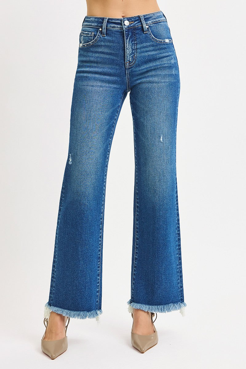 Cora Mid Rise Straight Jean