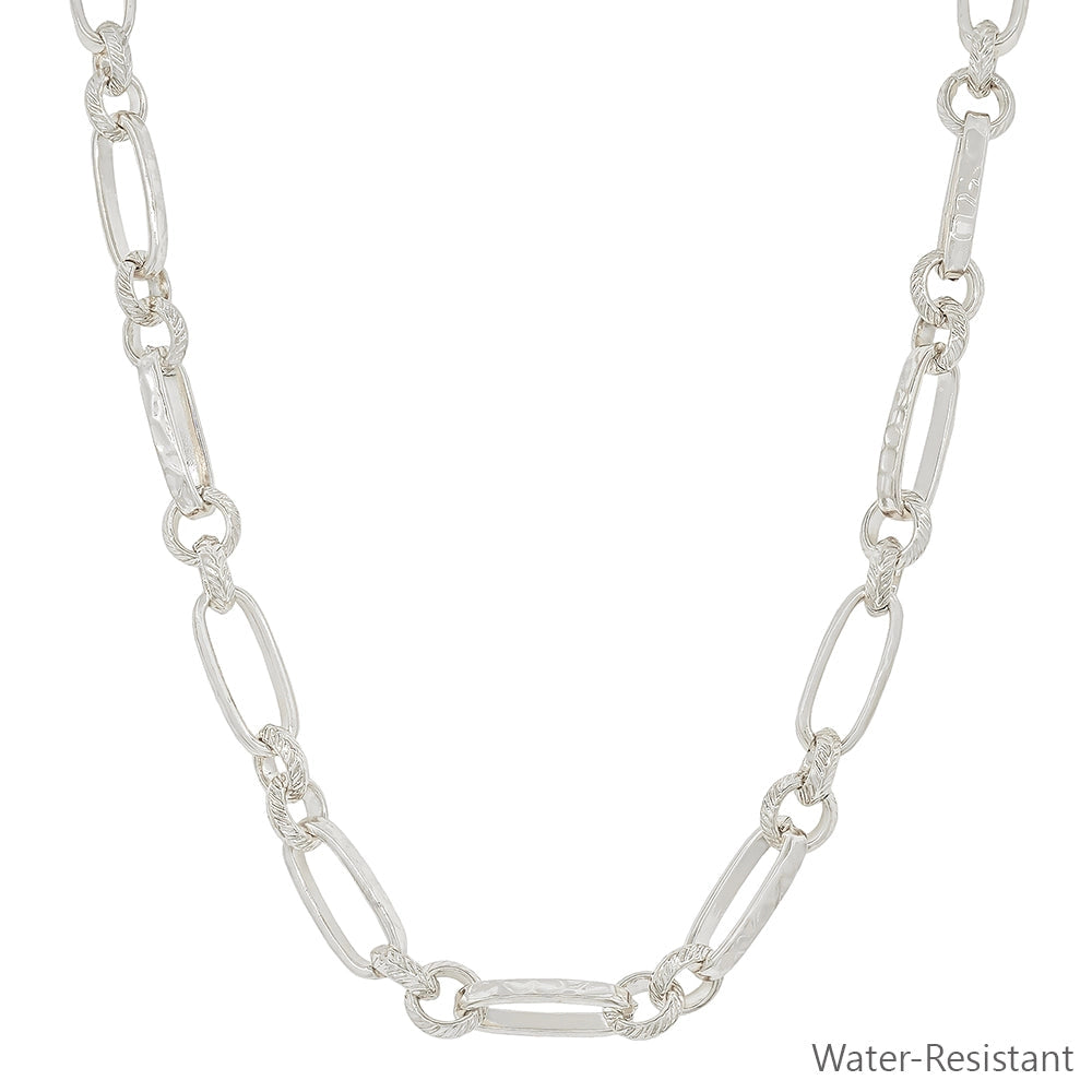 Silver Textured Chain