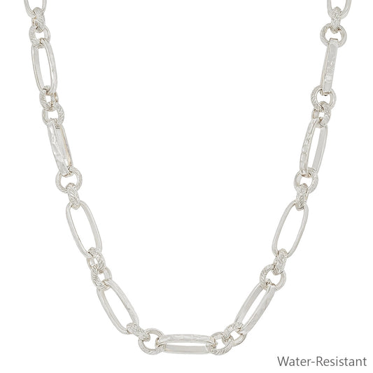 Silver Textured Chain