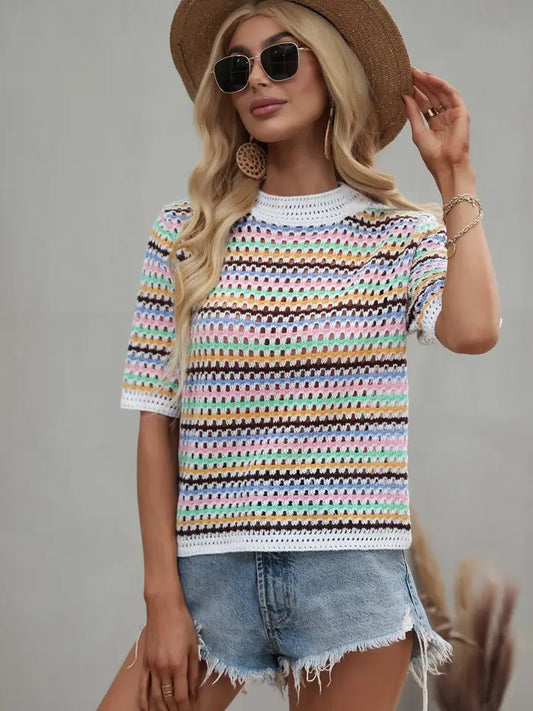 Sophie Multi Striped Sweater