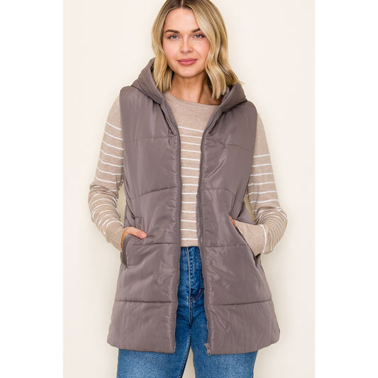 Kameron Hooded Duster Vest