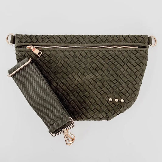 Suede Westlyn Olive Bum Bag