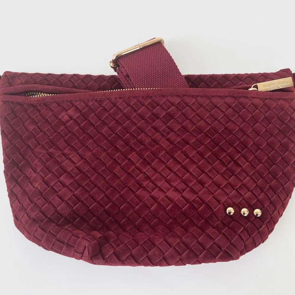 Suede Westlyn Woven Bum Bag