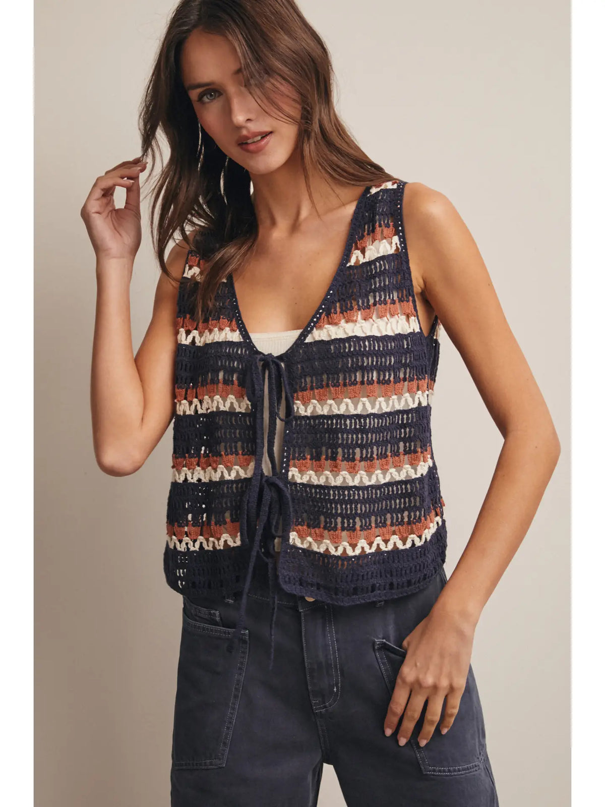 Swayze Crochet Vest