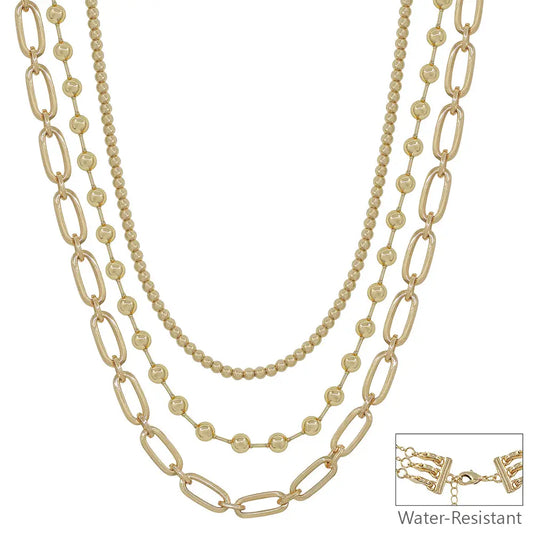Triple Layered Necklace