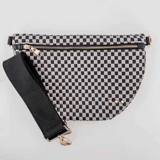 Westlyn Black/Grey Checkered
