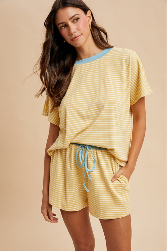Butter/Skye Loose Fitting Set
