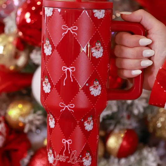 Santa Bow Tumbler