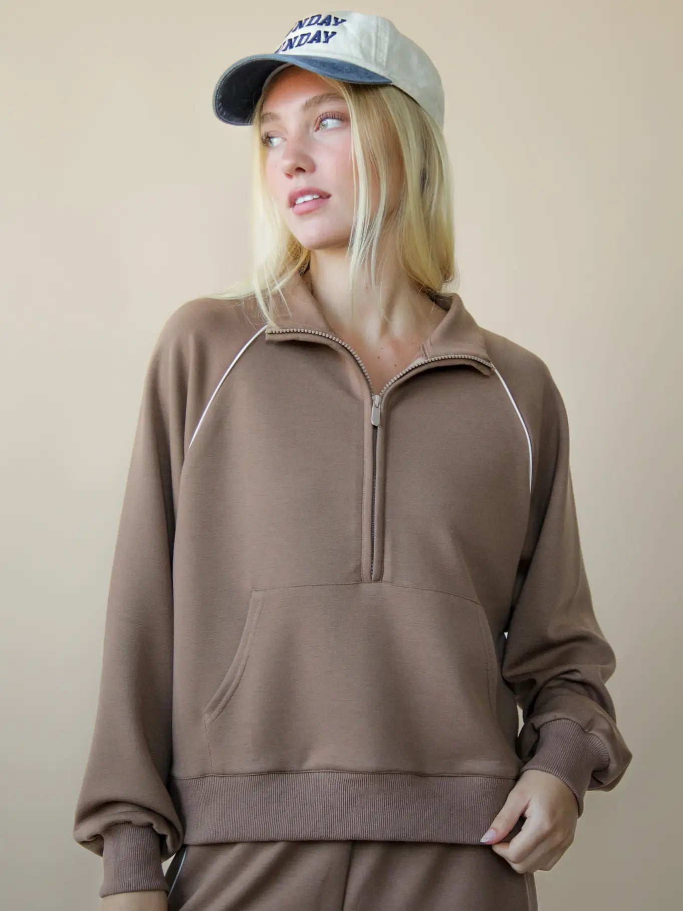 Daphney Half Zip Top