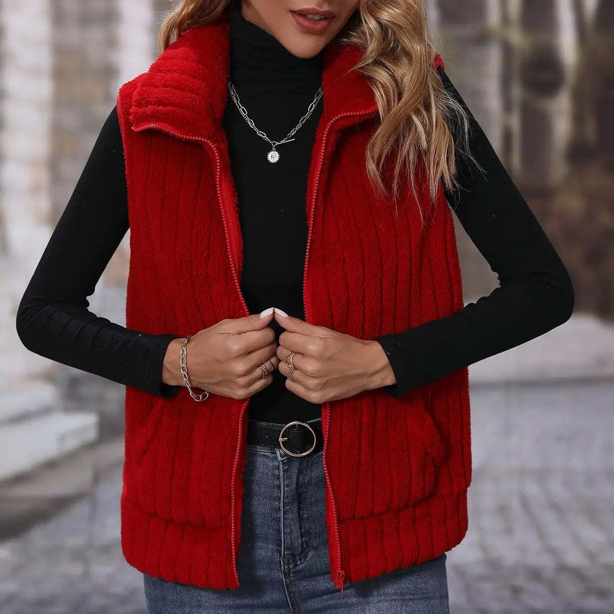 Bennie Faux Fur Vest