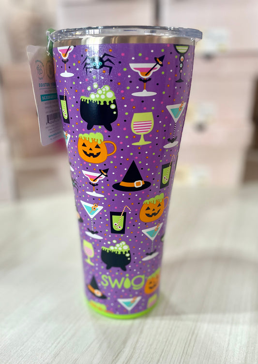 Swig tumbler boutique stylish 32 oz witches brew halloween