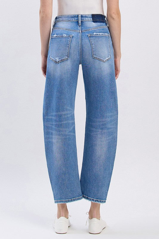 Attractively Barrel Jean