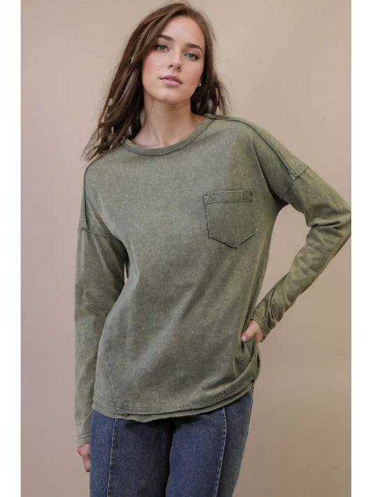 Mackenzie Mineral Wash Top