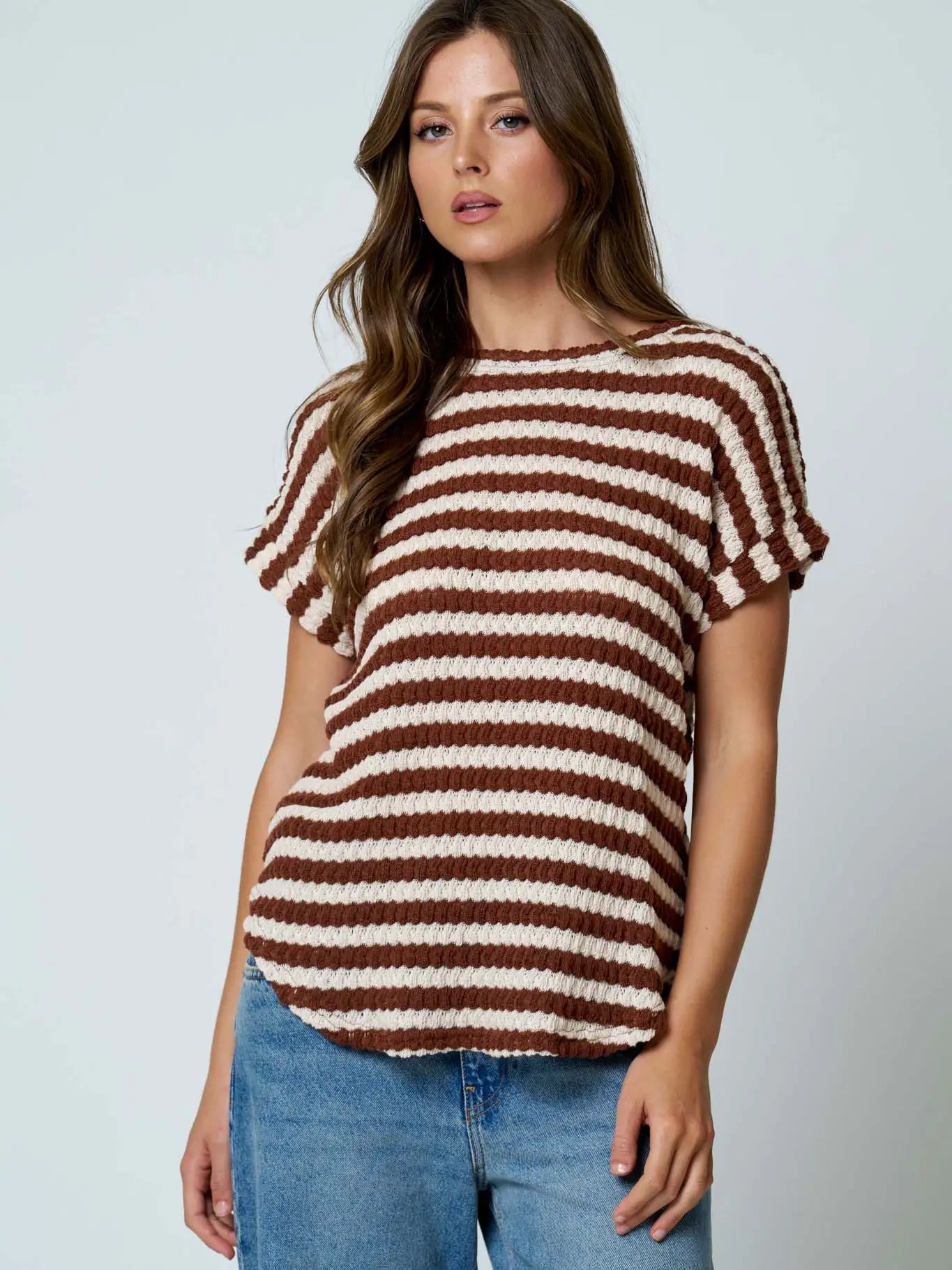 Jillian Textured Knit Top