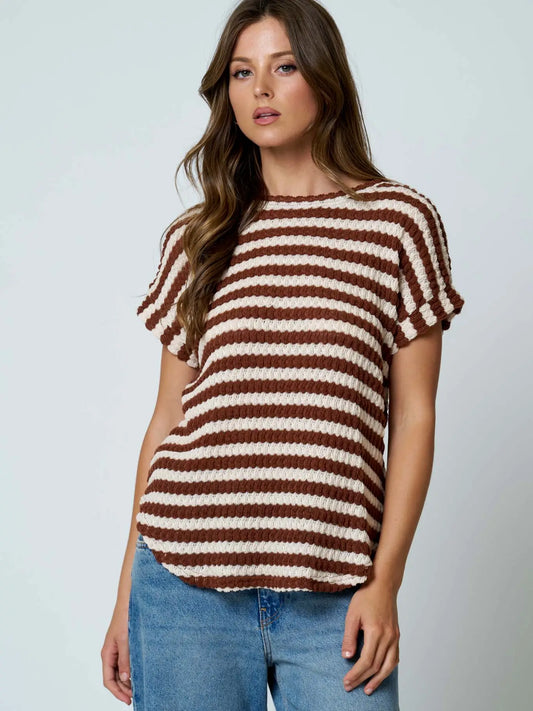 Jillian Textured Knit Top