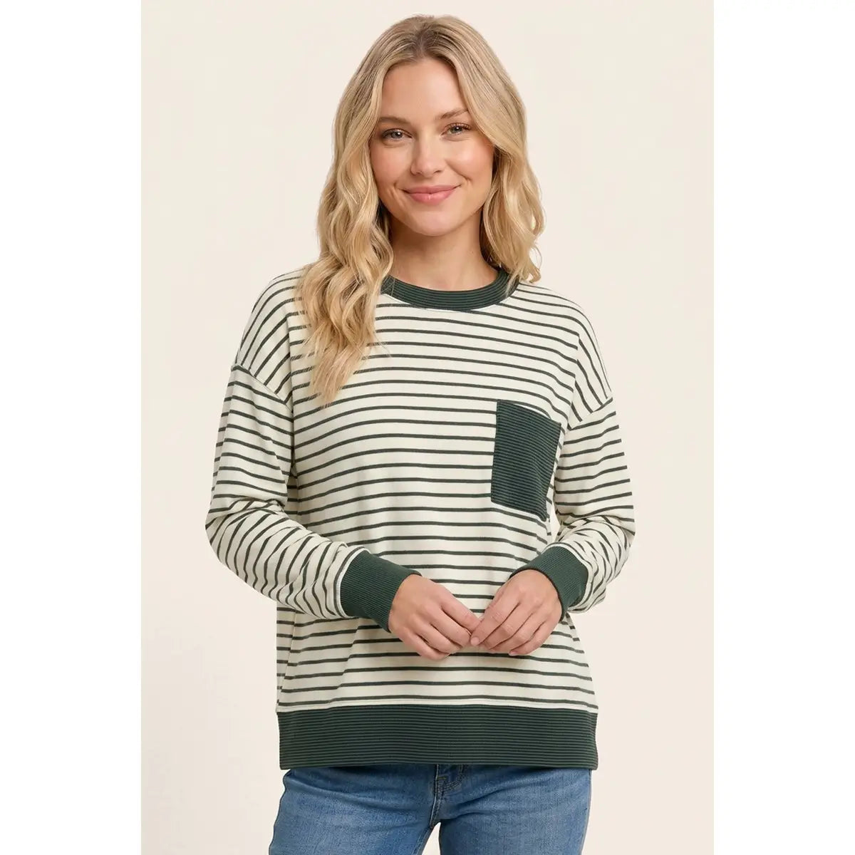 Taegan Striped Top