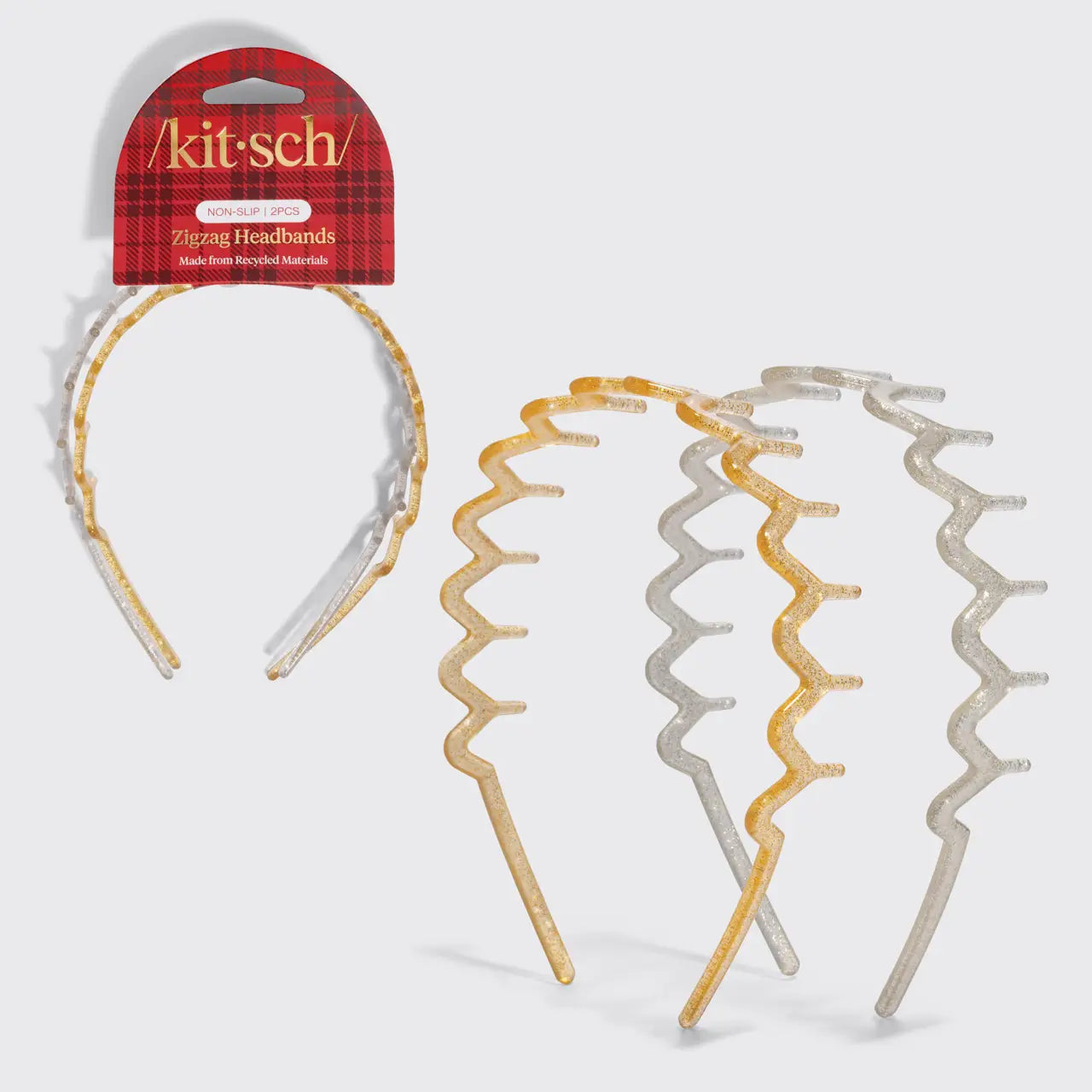 Zig Zag Plastic Headbands